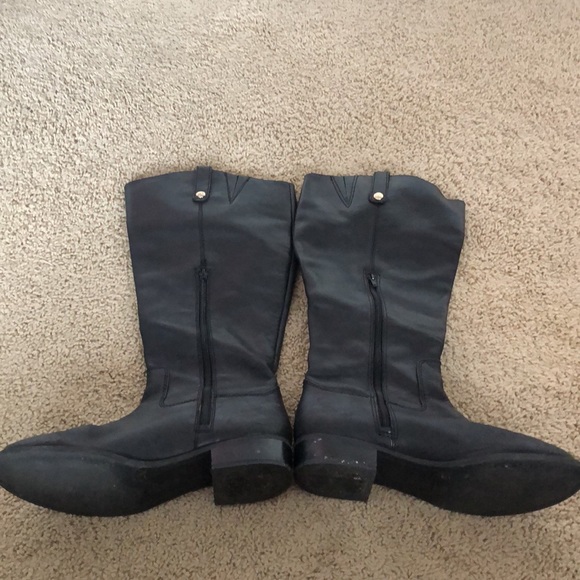 Women’s black riding boots - Picture 2 of 2
